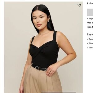 Reformation Anine Knit Top
